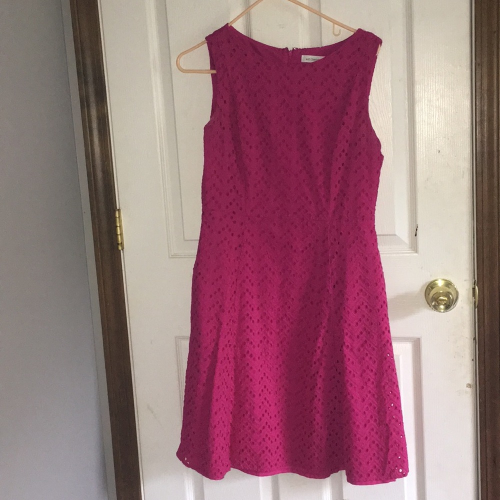 Dark pink dress